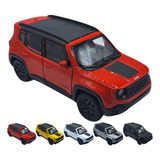 Miniatura Carrinho Jeep Renegade 1/34 Ferro Criança Adulto