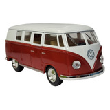 Miniatura Carrinho Kombi Brinquedo Fricção Abre Portas Carro