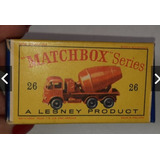 Miniatura Carrinho Matchbox Nº26 Cement Lorry