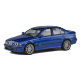 Miniatura Carro Bmw M5 E39 5.0 V8 32v 2003 1:43 Solido Azul