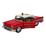 Miniatura Carro Chevrolet Bel Air 1957 Bombeiro Chefe 1/40