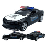 Miniatura Carro Chevrolet Camaro Policia 2014 Escala 1:36