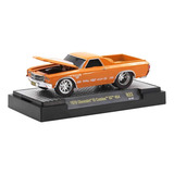 Miniatura Carro Chevrolet El Camino Ss 454 1970 1/64 Laranja