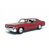 Miniatura Carro Chevrolet Nova Ss Coupe 1970 1:18 Maisto