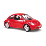 Miniatura Carro Coleção Volkswagen New Beetle 1:25 - Maisto