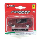 Miniatura Carro Ferrari California T Burago Vinho 1:64