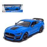 Miniatura Carro Ford Mustang Shelby Gt500 2020 1/18 Branco