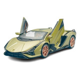 Miniatura Carro Lamborghini Sian Fkp 37 - 1:24. 20cm