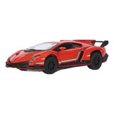 Miniatura Carro Lamborghini Veneno 1:36 Laranja