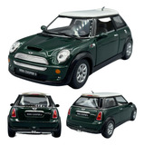 Miniatura Carro Mini Cooper S Metal Abre Portas 1/28