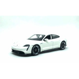 Miniatura Carro Porsche Taycan - Branco