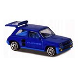 Miniatura Carro Renault 5 Turbo Vintage Azul Majorette
