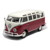 Miniatura Carro Volkswagen Kombi Van Samba 1/25 Maisto