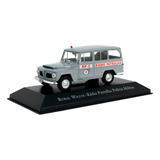 Miniatura Carro Willys Rural Radio Patrulha