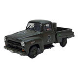 Miniatura Chevrolet 3100 Picape Exercito Brasileiro