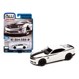 Miniatura Chevrolet Camaro Hurst 2010 1:64 Auto World Branco
