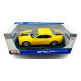 Miniatura Chevrolet Camaro Ss 2010 Amarelo Maisto 1/18