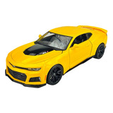 Miniatura Chevrolet Camaro Zl1 2017 1:24 Maisto Amarelo