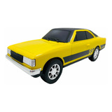 Miniatura Chevrolet Opala Ss Coleção Carrinho Amarelo 24 Cm