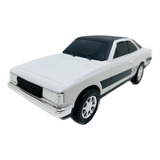 Miniatura Chevrolet Opala Ss Coleção Carrinho Branco 24 Cm