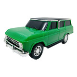 Miniatura Chevrolet Veraneio Coleção Verde 25 Cm