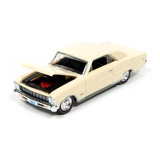 Miniatura Chevy Nova 1966 1/64 Com Abertura No Capô