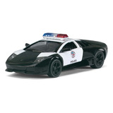 Miniatura Coleção Lamborghini Murcielago Lp640 Polícia 1/36