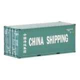 Miniatura Container China Shipping 20 Pés