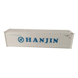 Miniatura Container Refrigerado Hanjin 40 Pés 1/87 Ho