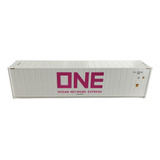 Miniatura Container Refrigerado One 40 Pés 1/87 Ho
