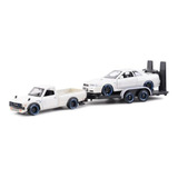 Miniatura Datsun 620 + Skyline R34 + Trailer Maisto 1/24