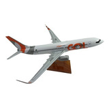 Miniatura De Avião 737-800 Gol Pintura Nova