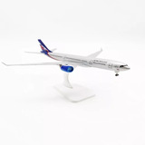 Miniatura De Avião Airbus 330 Aeroflot Russia Airlines 20cm