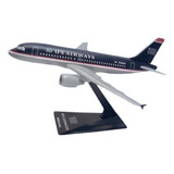 Miniatura De Avião Airbus A319 Us-airways 1:200 17cm
