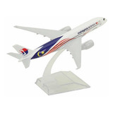 Miniatura De Avião Airbus A350 Malaysia Airlines Metal 16cm