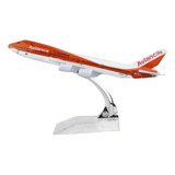 Miniatura De Avião Boeing 747 Avianca Metal 16cm