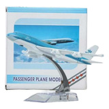 Miniatura De Avião Boeing 747 Klm Airlines Metal 16cm
