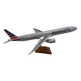 Miniatura De Avião Maquete Em Resina 777-300 A/a