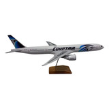 Miniatura De Avião Maquete Em Resina 777-300 Egypair