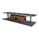 Miniatura De Estação Moderna 1:87 Ho Dio Studios