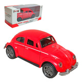 Miniatura De Ferro Carrinho Fusca Metal Fusquinha Na Caixa