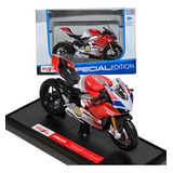 Miniatura De Ferro Ducati Panigale V4 S Corse 1/18 Maisto