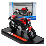 Miniatura De Ferro Moto Ducati Monster 1/18 Maisto