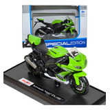 Miniatura De Ferro Moto Kawazaki Ninja Zx-10r 1/18 Maisto
