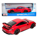 Miniatura De Ferro Porsche 911 Gt3 2022 24cm 1:18 Maisto