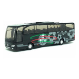 Miniatura De Ônibus Mercedes Benz Travego Preto 1:60 Welly