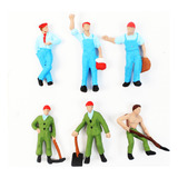 Miniatura De Pessoas Maquete 1/100 06 Peças Minitec 610