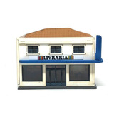 Miniatura De Prédio Comercial Livraria 1:87 Ho Dio Studios