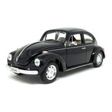 Miniatura De Volkswagen Beetle Fusca Preto