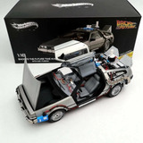 Miniatura Delorean Volta Para O Futuro Hot Wheels Elite 1/18